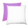 Cuscino personalizzato con foto lilla