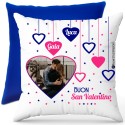 CUSCINO PERSONALIZZATO SAN VALENTINO LOVELY CON FOTO NOMI E DEDICA
