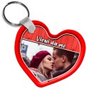 PORTACHIAVI PERSONALIZZATO IN PLASTICA SAN VALENTINO I LOVE YOU