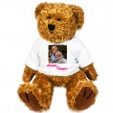 PELUCHE ORSACHIOTTO TEDDY BEAR CON T-SHIRT PERSONALIZZABILE