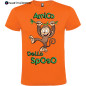 T-shirt Personalizzata Amico dello Sposo Scimmia con Ramo