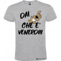 T-SHIRT PERSONALIZZATA DAI CHE OGGI È VENERDI COLORE GRIGIO