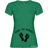 T-SHIRT DONNA PREMAMAN PERSONALIZZATA                         BABY ON BOARD  COLORE       VERDE