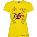 T-SHIRT DONNA PERSONALIZZATA FIDANZATI COLORE GIALLO