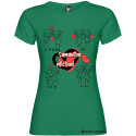 T-SHIRT DONNA PERSONALIZZATA FIDANZATI COLORE VERDE