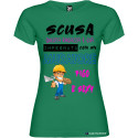 T-SHIRT DONNA PERSONALIZZATA SPIRITOSA MURATORE COLORE VERDE