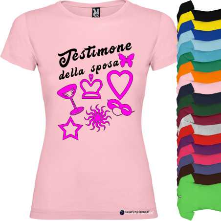 T-shirt Donna Personalizzata Matrimonio