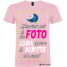 Maglietta personalizzata t-shirt personalizzata uomo donna cotone Italian Style Diffusion colore rosa