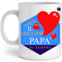 TAZZA MUG PERSONALIZZATA SEI IL MIGLIORE PAPÀ DI SEMPRE