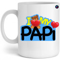 TAZZA MUG PERSONALIZZATA IO AMO IL MIO PAPÀ