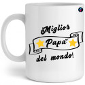 TAZZA MUG PERSONALIZZATA MIGLIORE PAPÀ DEL MONDO