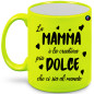 Tazza Mug Fluorescente Fluo Personalizzata Mamma Dolce