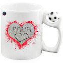 TAZZA MUG MANICO CON PALLONE PERSONALIZZATA PAPÀ