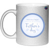 TAZZA MUG CON GLITTER PAPÀ HAPPY FATHER'S DAY
