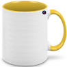 TAZZA PERSONALIZZATA MUG CON MANICO COLORATO COLORE GIALLO