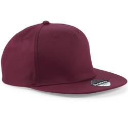 Cappellino personalizzato ricamo o stampa Snapback Rapper Cap colore Bordeaux