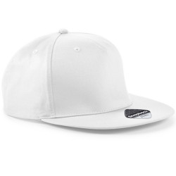 Cappellino personalizzato ricamo o stampa Snapback Rapper Cap colore bianco