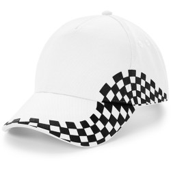 Cappellino con ricamo o stampa Grand Prix Cap colore bianco