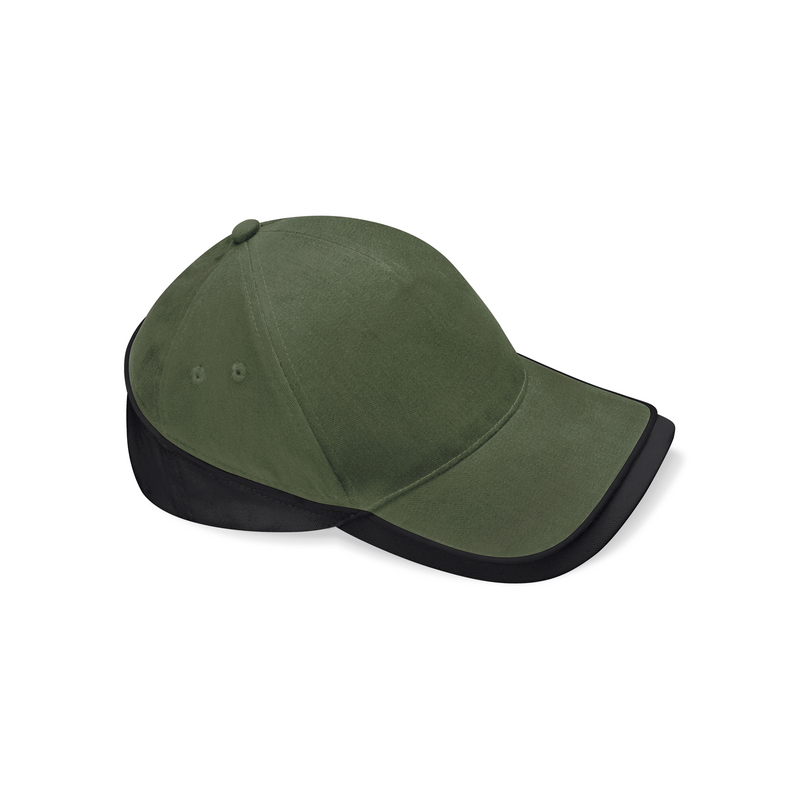 Cappellino con ricamo o stampa Competition cap colore nero verde