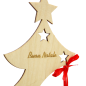Albero di Natale personalizzato con pallina in legno Xmas Tree