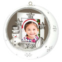 Sfera di Natale personalizzata con foto