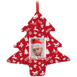 Addobbo albero di Natale personalizzato con foto