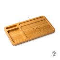 Ricarica wireless e organizer in bambù personalizzata Lilly 2