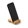 Porta cellulare in bambù personalizzato con incisione laser 3