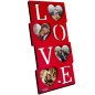 Cornice portafoto personalizzata Love in legno