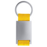 Portachiavi Mineral con incisione personalizzata acciaio giallo