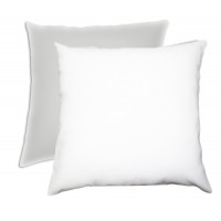 Cuscino personalizzato con imbottitura quadrato bicolore bianco