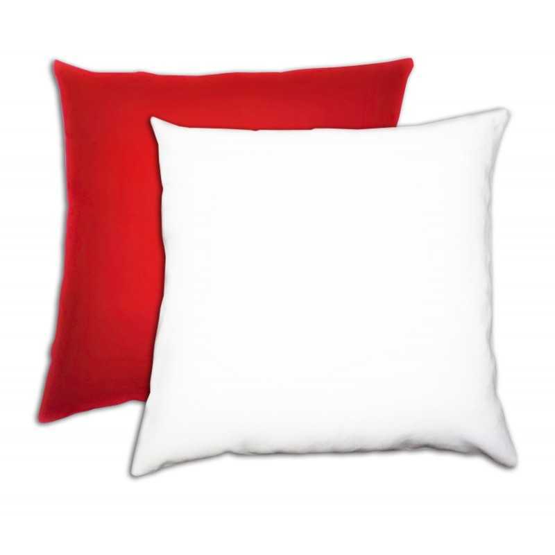 Cuscino personalizzato con imbotittura quadrato bicolore
