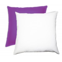 Cuscino personalizzato con foto viola