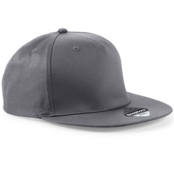 Cappellino personalizzato ricamo o stampa Snapback Rapper Cap colore grigio scuro