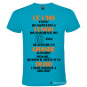 T-SHIRT 18 ANNI CE L'HO LUNGO GRANDE DURO COLORE TURCHESE