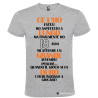 T-SHIRT 18 ANNI CE L'HO LUNGO GRANDE DURO COLORE GRIGIO
