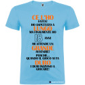 T-SHIRT 18 ANNI CE L'HO LUNGO GRANDE DURO COLORE AZZURRO