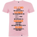 T-SHIRT 18 ANNI CE L'HO LUNGO GRANDE DURO COLORE ROSA