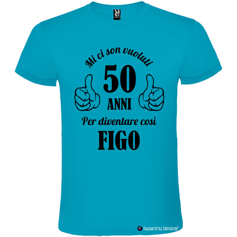 Puzzletee T-Shirt Compleanno Uomo Maglietta 50° Compleanno - Mi Ci Sono  Voluti 50 Anni per Essere così Figo - Idea Regalo 