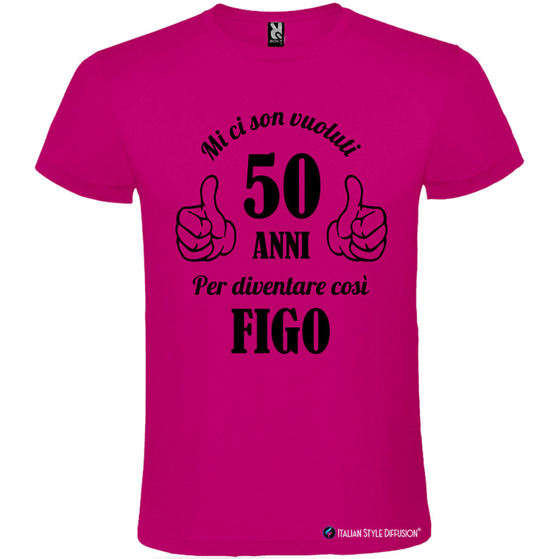 T-shirt Mi Ci Son Voluti 50 Anni per Diventare Figo