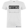 MAGLIETTA PERSONALIZZATA UOMO AFFITTASI COLORE BIANCO