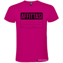 MAGLIETTA PERSONALIZZATA UOMO AFFITTASI COLORE ROSA FUCSIA