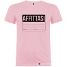 MAGLIETTA PERSONALIZZATA UOMO AFFITTASI COLORE ROSA