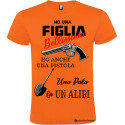 T-shirt personalizzata uomo Alibi Italian Style Diffusion ® colore arancio