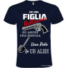T-shirt personalizzata uomo Alibi Italian Style Diffusion ® colore blu navy