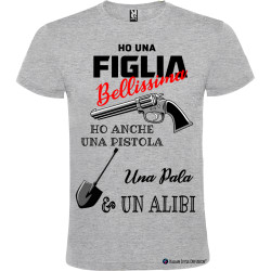 T-shirt personalizzata uomo Alibi Italian Style Diffusion ® colore grigio