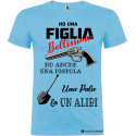 T-shirt personalizzata uomo Alibi Italian Style Diffusion ® colore azzurro