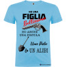 T-shirt personalizzata uomo Alibi Italian Style Diffusion ® colore azzurro
