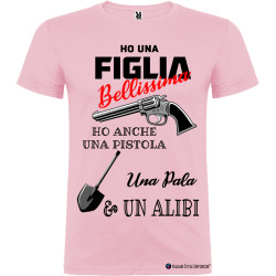 T-shirt personalizzata uomo Alibi Italian Style Diffusion ® colore rosa