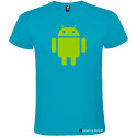 T-SHIRT PERSONALIZZATA ROBOT ANDROID COLORE TUCHESE
